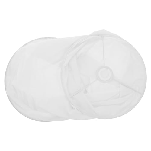 HOLIDYOYO Stoff Lampenschirm Weiß für Hängelampe Einfacher Lampenschirm für Wohnzimmer Schlafzimmer für Pendelleuchte und Kronleuchter von HOLIDYOYO