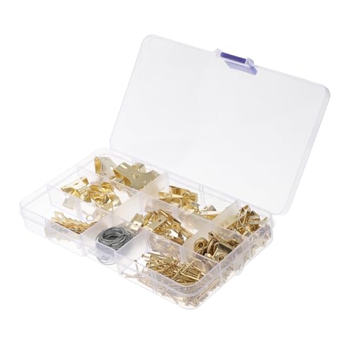 HOLIDYOYO Teiliges Bildaufhängeset aus Robustem Eisen mit Nagelhaken Winkeliger Nageldesign für Minimalen Wandbeschädigung Geeignet für Holz Trockenbauwände Professionelles Kit für HOLIDYOYO Teiliges Bildaufhängeset aus Robustem Eisen mit Nagelhaken Winkeliger Nageldesign für Minimalen Wandbeschädigung Geeignet für Holz Trockenbauwände Professionelles Kit für von HOLIDYOYO