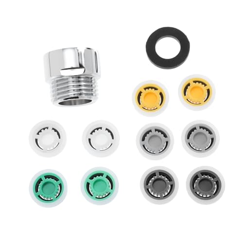 HOLIDYOYO Teiliges Duschfluss begrenzungsset mit Gpm Durchflussregler Wasser Sparen Duschkopf adapter Installieren Geeignet für Bad Küche Hotel Vielseitig Einsetzbar von HOLIDYOYO