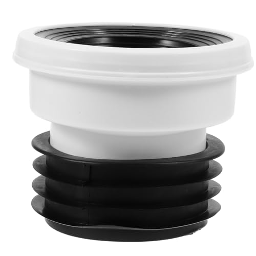HOLIDYOYO Toilettenverschieber PVC Abflussadapter Rostfrei Langlebig für Bad Wc Anschluss ohne Werkzeug Einfache Installation von HOLIDYOYO