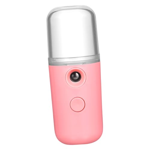 HOLIDYOYO Tragbarer USB Luftbefeuchter mit Feinem Nebel Leise Kompakt und Einfach zu Bedienen für Zuhause Büro und Auto Feuchtigkeitsspendend und Hautpflegend in Rosa von HOLIDYOYO