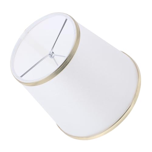 HOLIDYOYO Transparenter Stoff Lampenschirm mit Clip Metallrahmen Kleine Decken und Tischlampenabdeckung Stabiles Design Vielseitig Einsetzbar für Steh Wand und Deckenleuchten Einfache von HOLIDYOYO