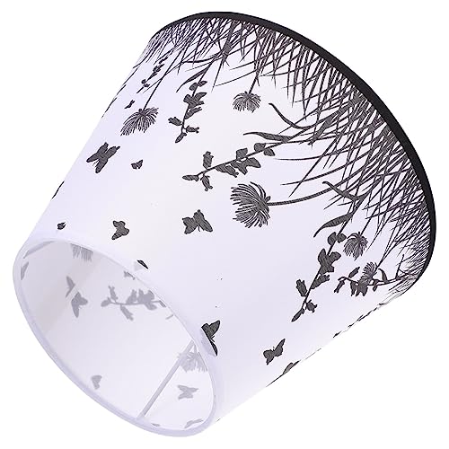 HOLIDYOYO Tuch Lampenschirm Stofflampenschirm Für Tischlampe Nachttischlampe Stehlampe Gemütliches Licht Augen Schützen Dekoration Für Schlafzimmer Wohnzimmer Arbeitszimmer Büro von HOLIDYOYO