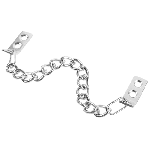 HOLIDYOYO Türkette Metall Dekorative Türsicherheitskette für Schranktüren Installieren für Sicherheitslösungen Innenräumen von HOLIDYOYO