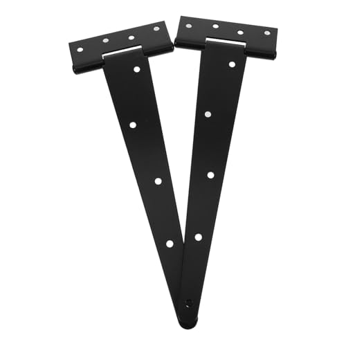 HOLIDYOYO Türscharniere für Holztore Verstellbare T Form Robustes für Tore Zäune und Schuppen Schrauben Langlebig und Sicher von HOLIDYOYO