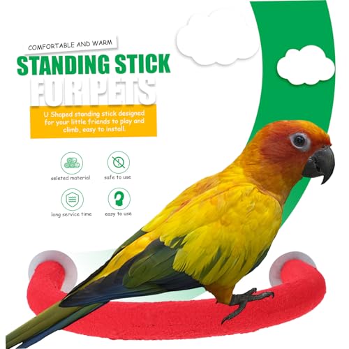 HOLIDYOYO Papageien-grindstab U-förmig Vogel-kletterständer Papageien-ständerleiter Zum Spielen Und Klettern Haustier-trainingsständer Aus Sicherem Material Für Kleine Vögel HOLIDYOYO Papageien-grindstab U-förmig Vogel-kletterständer Papageien-ständerleiter Zum Spielen Und Klettern Haustier-trainingsständer Aus Sicherem Material Für Kleine Vögel von HOLIDYOYO