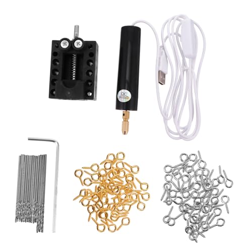 HOLIDYOYO USB Ladegerät Mini Elektroschrauber mit Austauschbaren Bohrern Tragbarer Leichter Handbohrer für DIY Bastelarbeiten Langlebiges Feinmechaniker Werkzeug mit Extra Langem Kabel HOLIDYOYO USB Ladegerät Mini Elektroschrauber mit Austauschbaren Bohrern Tragbarer Leichter Handbohrer für DIY Bastelarbeiten Langlebiges Feinmechaniker Werkzeug mit Extra Langem Kabel von HOLIDYOYO