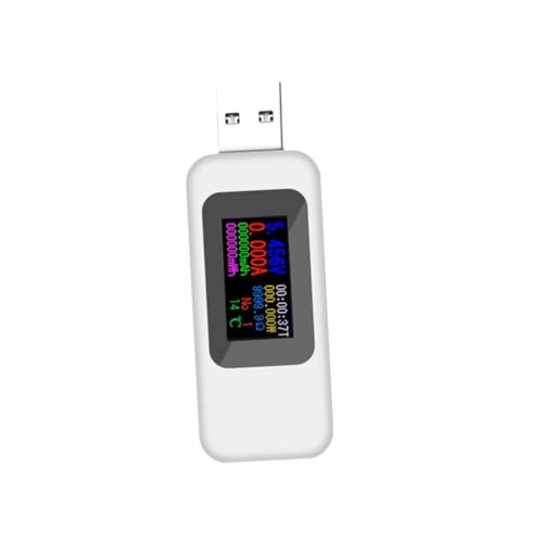 HOLIDYOYO USB Tester Messgerät mit LCD Display Präziser Strom und Spannungsdetektor USB Ladegerät Tester für Strom Spannung und Kapazität Tragbarer Multimeter ohne Batterie Weiß Geeignet HOLIDYOYO USB Tester Messgerät mit LCD Display Präziser Strom und Spannungsdetektor USB Ladegerät Tester für Strom Spannung und Kapazität Tragbarer Multimeter ohne Batterie Weiß Geeignet von HOLIDYOYO