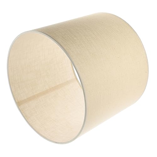HOLIDYOYO Universaler Stofflampenschirm Rund Strapazierfähiger Lampenschirm für Tisch und Stehlampe Minimalistisch Geeignet für Schlafzimmer und Wohnzimmer von HOLIDYOYO