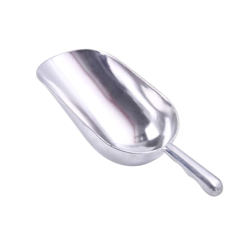HOLIDYOYO Verdickte Aluminiumlegierung Eisschaufel Verschleißfest Breiter Löffel für Eiswürfel Zerstoßenes Eis Reis Süßigkeiten Nüsse Geeignet für Buffet Party Restaurant Haushalt von HOLIDYOYO