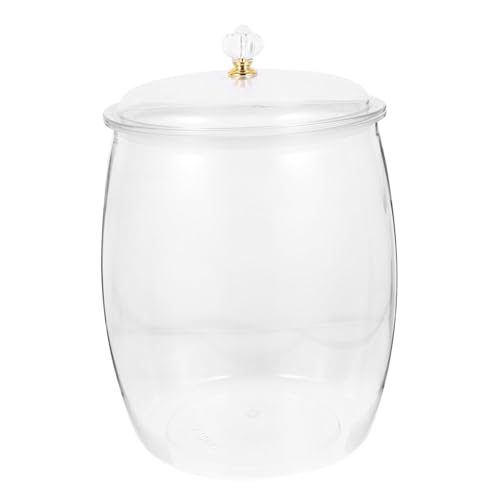 HOLIDYOYO Versiegeltes Glas Transparenter Sauerkrauttopf Durchsichtige Behälter Behälter Zur Vorratskammeraufbewahrung Einmachgläser Mit Deckel Zum Gären Von Gurken Kimchi Behälter von HOLIDYOYO