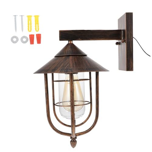 HOLIDYOYO Vintage Eisenkunst Wandleuchte Rustikal Wandlampe für Innen und Außen Kreative Hohlraum Pendelleuchte im Antiken Stil Einfache Montage Dekorative Bar und Wohnzimmerbeleuchtung HOLIDYOYO Vintage Eisenkunst Wandleuchte Rustikal Wandlampe für Innen und Außen Kreative Hohlraum Pendelleuchte im Antiken Stil Einfache Montage Dekorative Bar und Wohnzimmerbeleuchtung von HOLIDYOYO