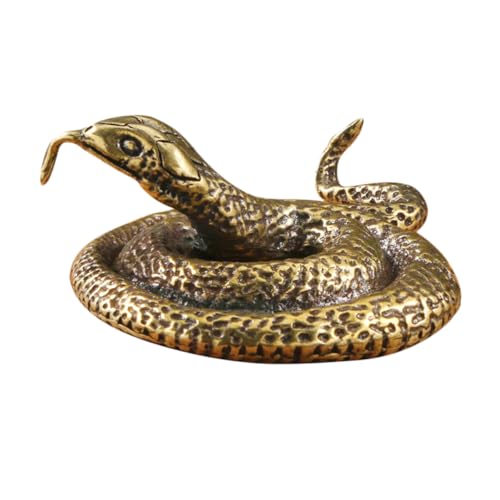 HOLIDYOYO Vintage Schlangenfigur Aus Messing Retro Tierskulptur Als Tischdeko Massive Ornament Für Wohnzimmer Und Schreibtisch Süße Dekoration Für Weinschränke Und Wohnräume HOLIDYOYO Vintage Schlangenfigur Aus Messing Retro Tierskulptur Als Tischdeko Massive Ornament Für Wohnzimmer Und Schreibtisch Süße Dekoration Für Weinschränke Und Wohnräume von HOLIDYOYO