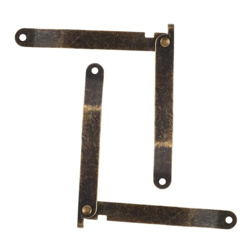 HOLIDYOYO Vintage Metall Scharniere für Holzboxen Dekorative Antike Scharniere mit Stabiler Unterstützung Teiliges für Schmuckkästen Geschenkboxen und Holzbehälter Langlebige von HOLIDYOYO