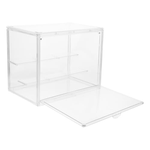 HOLIDYOYO Vitrine Halter Anzeige Aktion Sammelboxen Figur Mini Mit Showcase Abteil Sammlerstück Klein Fall Puppe Klare Speicherbehälter Transparent Acryl von HOLIDYOYO
