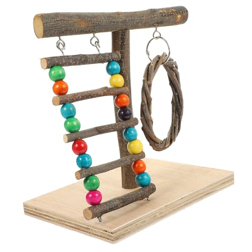 HOLIDYOYO Vogelständer aus Hochwertigem Holz Robust und Beißfest Stabile Sitzstange für Wellensittiche und Papageien Spielerisches Trainingsspielzeug für Schreibtisch und Käfig kein Aufbau HOLIDYOYO Vogelständer aus Hochwertigem Holz Robust und Beißfest Stabile Sitzstange für Wellensittiche und Papageien Spielerisches Trainingsspielzeug für Schreibtisch und Käfig kein Aufbau von HOLIDYOYO