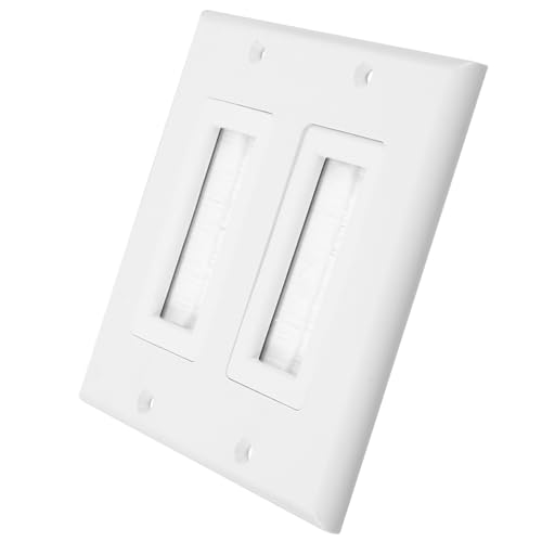HOLIDYOYO Wandplatte für Kabelmanagement Multifunktionale Abdeckung für Lautsprecher und Tv Kabel Installieren für Heim und Büroeinsatz HOLIDYOYO Wandplatte für Kabelmanagement Multifunktionale Abdeckung für Lautsprecher und Tv Kabel Installieren für Heim und Büroeinsatz von HOLIDYOYO
