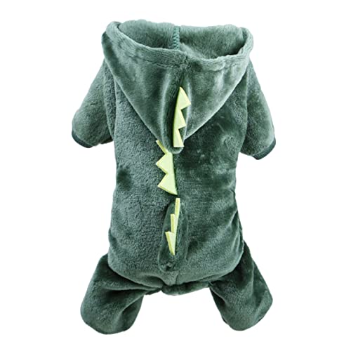 HOLIDYOYO Warm Gefütterter Dinosaurier Hundepullover mit Kapuze Haustier Kostüm für Kleine bis Mittelgroße Hunde Niedlicher Overall für Winterfestivals und Fotoshootings HOLIDYOYO Warm Gefütterter Dinosaurier Hundepullover mit Kapuze Haustier Kostüm für Kleine bis Mittelgroße Hunde Niedlicher Overall für Winterfestivals und Fotoshootings von HOLIDYOYO
