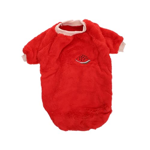 HOLIDYOYO Warmer Haustier Wintermantel mit Niedlichem Fruchtmuster Hautfreundliches Material Leichtes Hundekostüm für Kleine bis Große Hunde für Fotoshootings und Festtage HOLIDYOYO Warmer Haustier Wintermantel mit Niedlichem Fruchtmuster Hautfreundliches Material Leichtes Hundekostüm für Kleine bis Große Hunde für Fotoshootings und Festtage von HOLIDYOYO