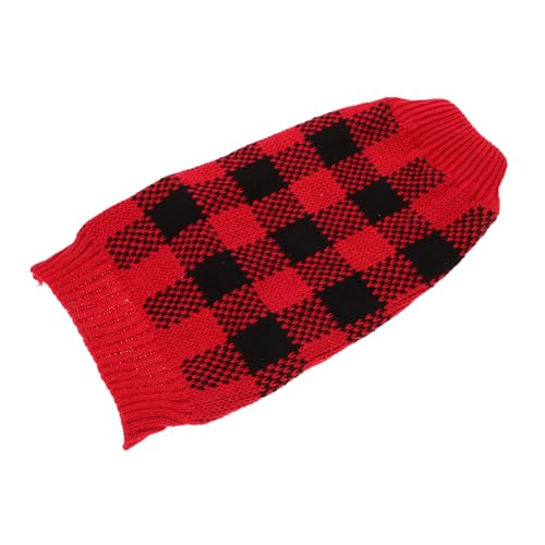 HOLIDYOYO Warmer Hundepullover für Kleine Hunde Kariert Gestrickt mit Hohem Kragen und Elastischem Rückenteil Modisch und Bequem als Winterkleidung und Foto Requisite für Haustiere HOLIDYOYO Warmer Hundepullover für Kleine Hunde Kariert Gestrickt mit Hohem Kragen und Elastischem Rückenteil Modisch und Bequem als Winterkleidung und Foto Requisite für Haustiere von HOLIDYOYO