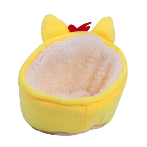 HOLIDYOYO Warmes Hamsterbett Haustier Nest Plüsch Kleintier Höhle Kuscheliges Dickes Kuschelbett für Hamster und Kleine Haustiere Sicher Kompakt und Langlebig für Schlaf und Versteck HOLIDYOYO Warmes Hamsterbett Haustier Nest Plüsch Kleintier Höhle Kuscheliges Dickes Kuschelbett für Hamster und Kleine Haustiere Sicher Kompakt und Langlebig für Schlaf und Versteck von HOLIDYOYO