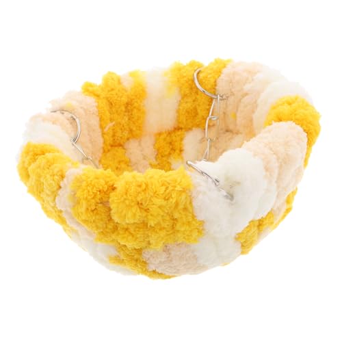 HOLIDYOYO Parrot Winterbett Warmes Vogelnest Für Wellensittiche Nymphensittiche Und Lovebirds Schlafplatz Mit Schwingring-Design Für Kalte Tage Gemütliche Ruhezone Für Vögel von HOLIDYOYO