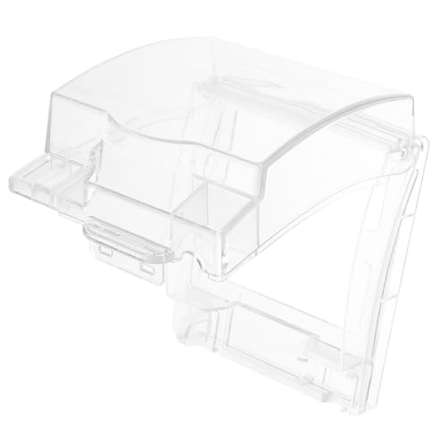 HOLIDYOYO Wasserdichte und Abschließbare Steckdosenabdeckung für Außenbereich Schutzbox für Schalter mit Stoßfestigkeit und Spritzschutz Transparentes Design für Einfache Installation von HOLIDYOYO