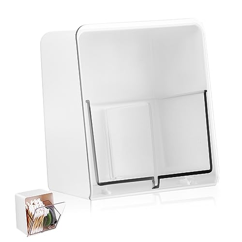 HOLIDYOYO Wattestäbchen Spender mit Zwei Fächern Aufbewahrungsbox für Baumwolltupfer Praktischer Halter für Badezimmer Staubdicht für Kosmetikbedarf und HOLIDYOYO Wattestäbchen Spender mit Zwei Fächern Aufbewahrungsbox für Baumwolltupfer Praktischer Halter für Badezimmer Staubdicht für Kosmetikbedarf und von HOLIDYOYO
