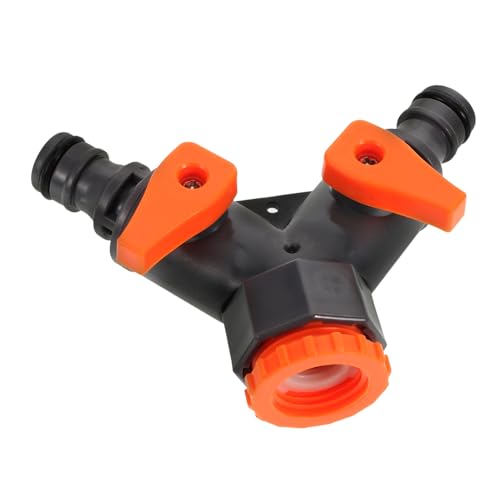 HOLIDYOYO Wege Wasserhahn Verteiler mit Absperrventil Robuster Kunststoff Splitter Adapter für Waschmaschine und Geschirrspüler Sicherer Auslaufsicherer Wasseranschluss für Zwei Ausgänge HOLIDYOYO Wege Wasserhahn Verteiler mit Absperrventil Robuster Kunststoff Splitter Adapter für Waschmaschine und Geschirrspüler Sicherer Auslaufsicherer Wasseranschluss für Zwei Ausgänge von HOLIDYOYO