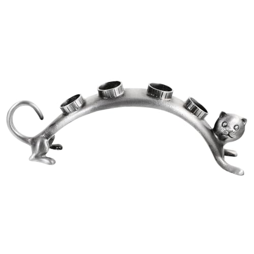 HOLIDYOYO Weinstopfen-lagerregal Stand Montiert Weinflaschenverschluss Weinhalterständer Halter Für Flaschenstopper Flaschenhalter Weinstopfen-ausstellungsständer Silver Zinklegierung von HOLIDYOYO