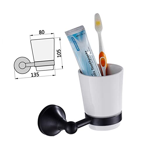 HOLIDYOYO Zahnbürstenhalter aus Kupfer küchenarmatur armaturen küche Bathroom Accessories küchenzubehör Aufhänger Zahnpasta Bidet Einzelzahnputzbecherhalter wandmontierter Becherhalter Black HOLIDYOYO Zahnbürstenhalter aus Kupfer küchenarmatur armaturen küche Bathroom Accessories küchenzubehör Aufhänger Zahnpasta Bidet Einzelzahnputzbecherhalter wandmontierter Becherhalter Black von HOLIDYOYO