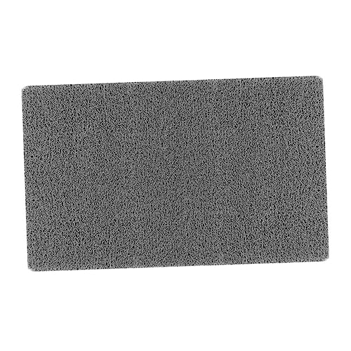 HOLIDYOYO rutschfeste Matte Große Badematte Beleg Badvorleger Für Fuß Wasser Schwarz Waschbar Badematte Nicht Matten Hygienisch Saugfähig Duschmatte Duschraum-pad PVC Grey von HOLIDYOYO