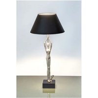 Holländer - gebraucht] Ballerino Tischleuchte Tischlampe Nachttischlampe Schwarz Silber E27 B-Ware von HOLLÄNDER