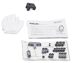 HOLLUDLE Shaper1 Befestigungsset - Schrauben-Set, Kopfstützenadapter und Anleitung als Zubehör für Shaper1 Serie Stühle, einfache Installation von HOLLUDLE
