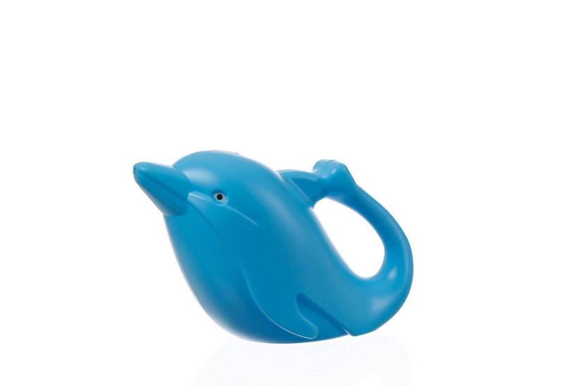 HOLLYHOPPER Gießkanne Delfin FLIPPER Kinder Blumen Garten Gießkanne Sandkasten 0,8l blau von HOLLYHOPPER