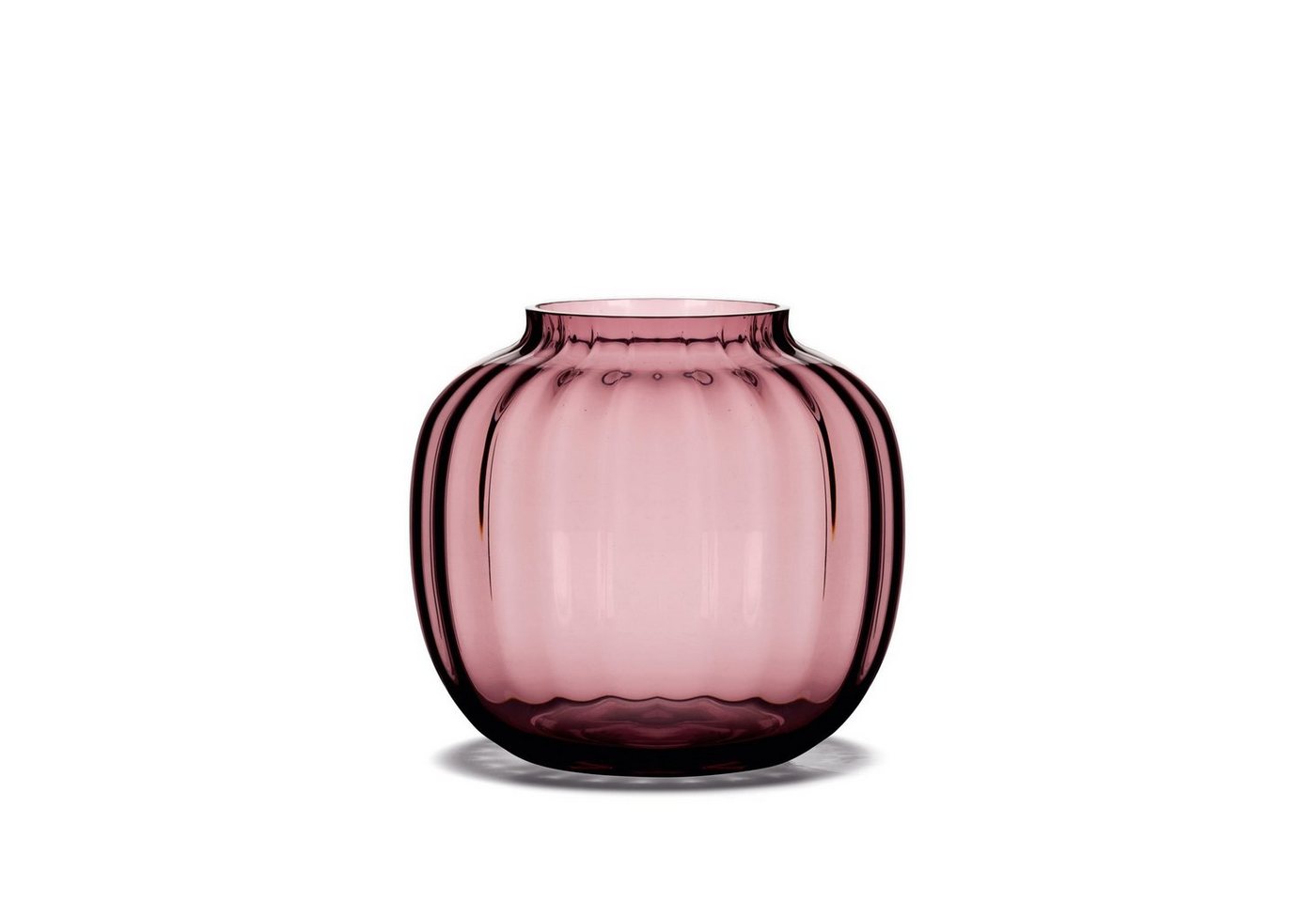 HOLMEGAARD Dekovase PRIMULA Vase Glas Pflaume 12,5 cm (h), PRIMULA Vase Glas Pflaume 12,5 cm (h) von HOLMEGAARD