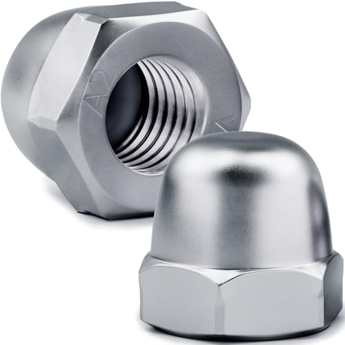 30 Stück Hutmuttern M6, Hutmuttern M6 Edelstahl,HOLMOL 304 Edelstahl Hutmuttern, Hohe Form M6 Hutmuttern Edelstahl DIN 1587, Hutmutter M6 Edelstahl für Schrauben, Gewindestangen & Gewindebolzen 30 Stück Hutmuttern M6, Hutmuttern M6 Edelstahl,HOLMOL 304 Edelstahl Hutmuttern, Hohe Form M6 Hutmuttern Edelstahl DIN 1587, Hutmutter M6 Edelstahl für Schrauben, Gewindestangen & Gewindebolzen von HOLMOL