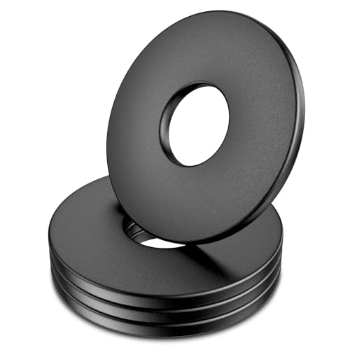 HOLMOL M8 Unterlegscheiben 30 Stück Schwarz, M8 x 24mm Karosseriescheiben, 304 Unterlegscheibens Edelstahl A2 V2A, Beilagscheiben 8mm für Schrauben, Flach Karosseriescheibe für Schrauben und Bolzen von HOLMOL