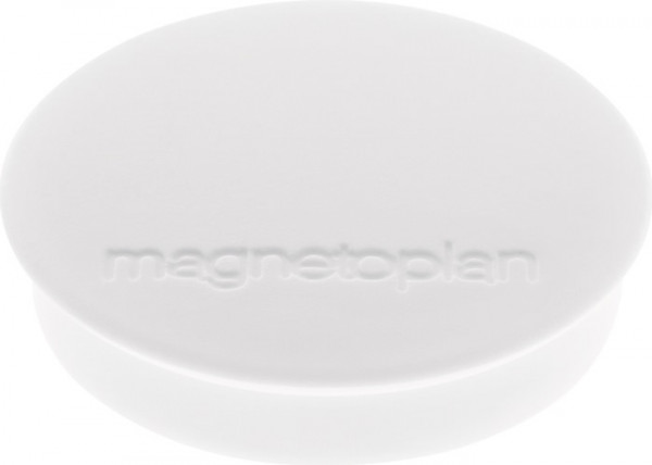 Magnet Basic D.30mm weiß MAGNETOPLAN von HOLTZ OFFICE SUPPORT GmbH