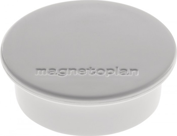 Magnet Premium D.40mm grau MAGNETOPLAN von HOLTZ OFFICE SUPPORT GmbH