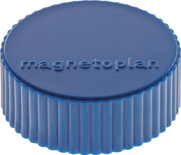 Magnet Super D.34mm dunkelblau MAGNETOPLAN von HOLTZ OFFICE SUPPORT GmbH