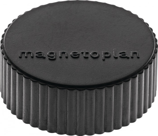 Magnet Super D.34mm schwarz MAGNETOPLAN von HOLTZ OFFICE SUPPORT GmbH