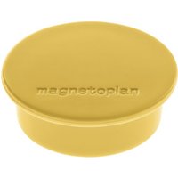 Magnetoplan Magnet Discofix Color, 10 Stück, Haftkraft ca. 2,2 kg, gelb von HOLTZ