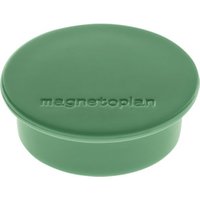 Magnetoplan Magnet Discofix Color, 10 Stück, Haftkraft ca. 2,2 kg, grün von HOLTZ