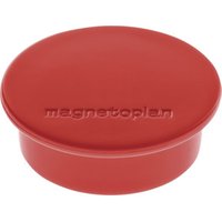 Magnetoplan Magnet Discofix Color, 10 Stück, Haftkraft ca. 2,2 kg, rot von HOLTZ