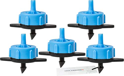 HOLZBRINK Druckregulierender Tropfer Blau, Ausflussmenge 8l/h, Betriebsdruck 0,5-3,5 bar, 5 Stück HOLZBRINK Druckregulierender Tropfer Blau, Ausflussmenge 8l/h, Betriebsdruck 0,5-3,5 bar, 5 Stück von HOLZBRINK