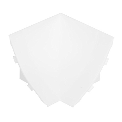 HOLZBRINK Innenecke passend zum Dekor Ihrer Abschlussleisten Weiß Innenkante PVC Küchenabschlussleiste 23x23 mm von HOLZBRINK