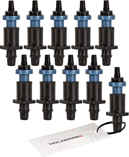 HOLZBRINK Micro-Sprüher 700 60l/h + Verbindungsstück PLUN, Tröpfchenbewässerung, Bewässerungssystem, 10 Sets von HOLZBRINK
