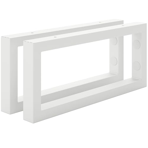 HOLZBRINK Regalhalterung Metall 35x15 cm HLA-A (2 St.) | Waschtischhalterung, Wandkonsole für Küchenregal, Schwerlastkonsole für TV-Regal | Farbe: Weiß von HOLZBRINK