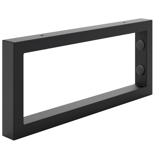 HOLZBRINK Regalhalterung Schwarz Metall 35x15 cm HLA-A (1 St.) | Waschtischhalterung, Wandkonsole für Küchenregal, Schwerlastkonsole für TV-Regal von HOLZBRINK